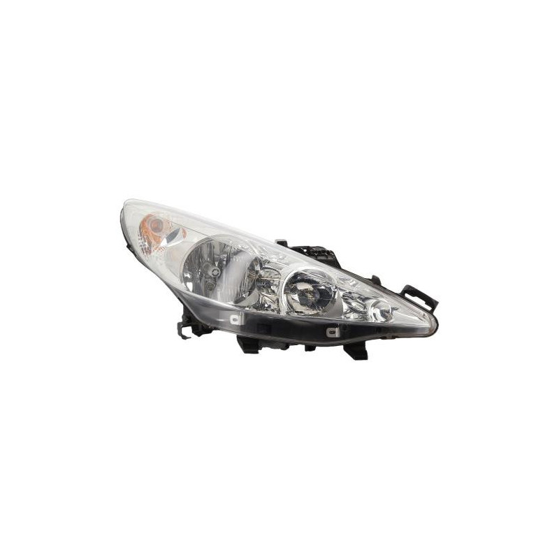 Optique avant principal droit (feux)(phare) PEUGEOT 207 Photo n°1