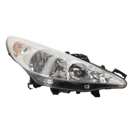 Optique avant principal droit (feux)(phare) PEUGEOT 207