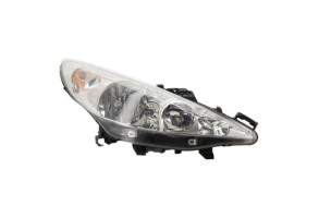 Optique avant principal droit (feux)(phare) PEUGEOT 207 Photo n°1