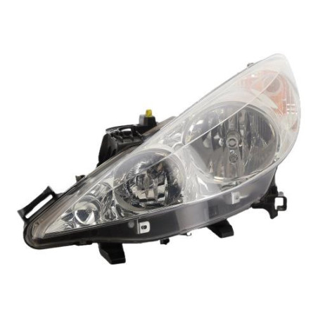 Optique avant principal gauche (feux)(phare) PEUGEOT 207