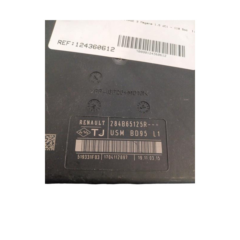 Boitier servitude moteur (BSM) RENAULT MEGANE 3 Photo n°1
