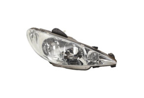 Optique avant principal droit (feux)(phare) PEUGEOT 206 Photo n°1