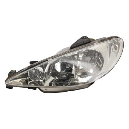 Optique avant principal gauche (feux)(phare) PEUGEOT 206