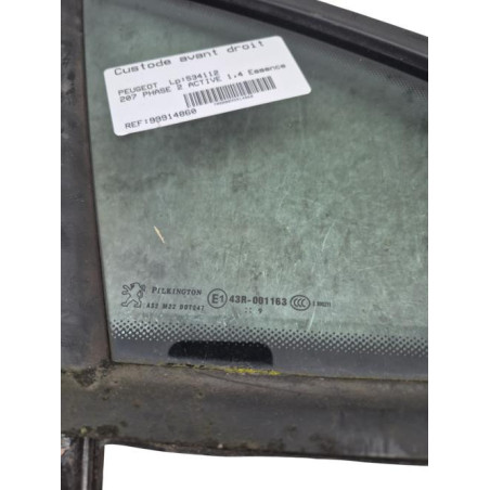 Custode avant droit (porte) PEUGEOT 207