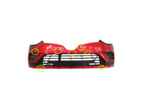 Pare choc avant RENAULT CLIO 4 Photo n°9