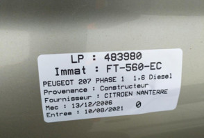 Radiateur eau PEUGEOT 207