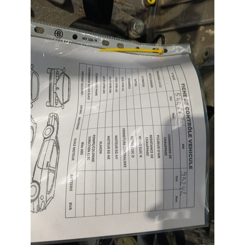 Boite de vitesses RENAULT CAPTUR 1 Photo n°1