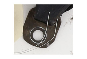 Ceinture arriere droit TOYOTA COROLLA VERSO 2 Photo n°4