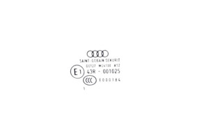 Vitre avant gauche AUDI A3 2 Photo n°1