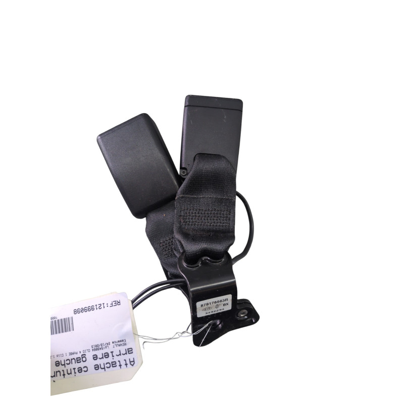 Attache ceinture arriere gauche RENAULT CLIO 4 Photo n°1