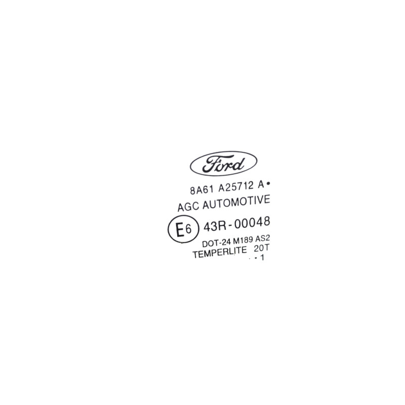Vitre arriere droit FORD FIESTA 6 Photo n°1