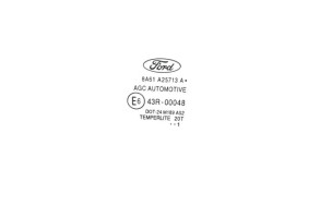 Vitre arriere gauche FORD FIESTA 6 Photo n°4