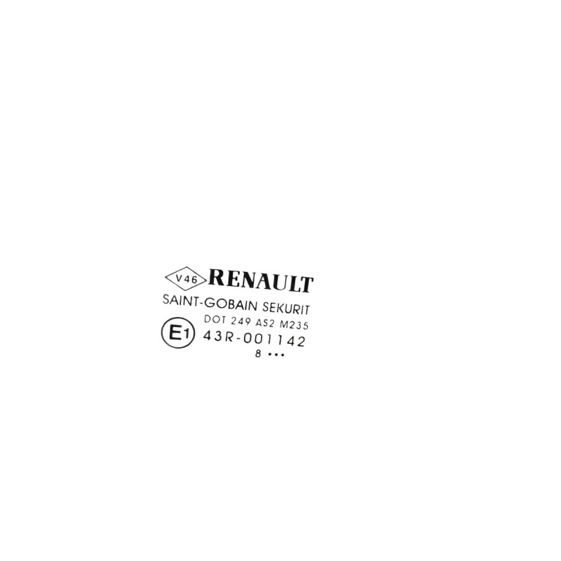Vitre avant droit RENAULT MEGANE 3 Photo n°1