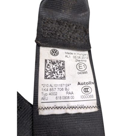 Ceinture avant droit VOLKSWAGEN GOLF 6