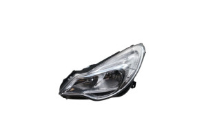 Optique avant principal gauche (feux)(phare) OPEL CORSA D Photo n°3