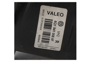Optique avant principal droit (feux)(phare) VOLKSWAGEN POLO 4 Photo n°9