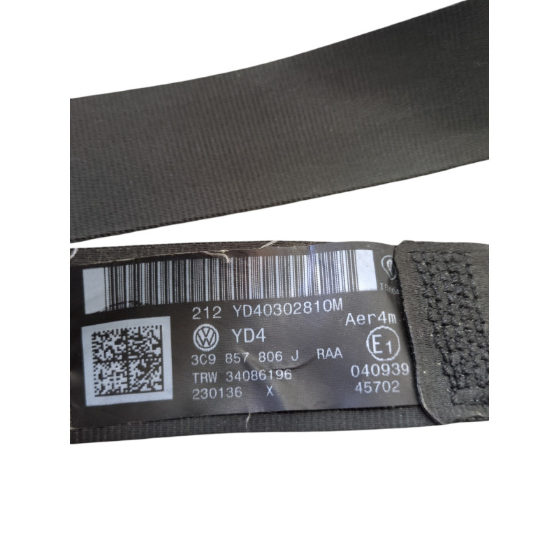 Ceinture arriere droit VOLKSWAGEN PASSAT 5 Photo n°1