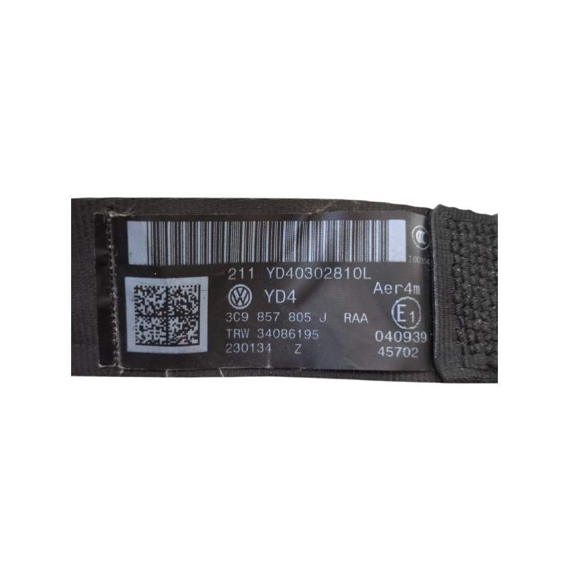 Ceinture arriere gauche VOLKSWAGEN PASSAT 5 Photo n°1