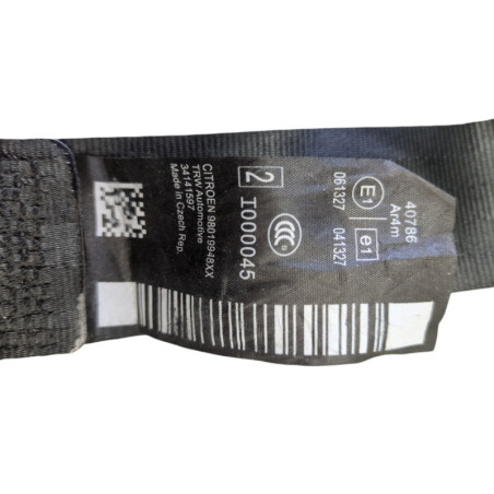 Ceinture arriere droit CITROEN C3 2