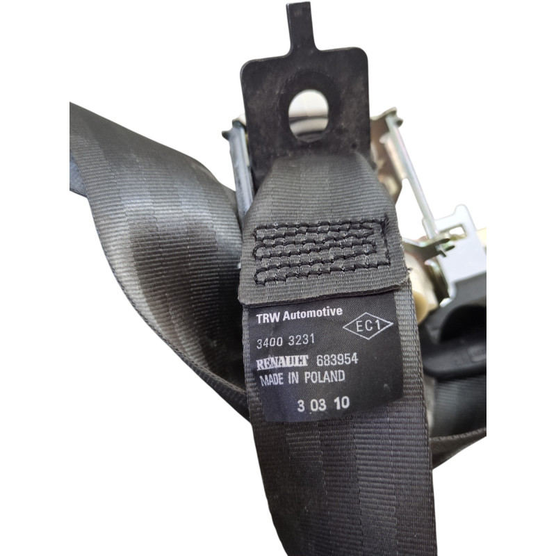 Ceinture arriere gauche RENAULT CLIO 3 Photo n°1