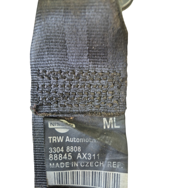 Ceinture arriere gauche NISSAN MICRA 3 Photo n°1