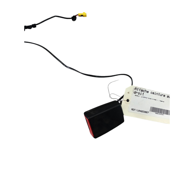 Attache ceinture avant droit RENAULT TWINGO 3 Photo n°1