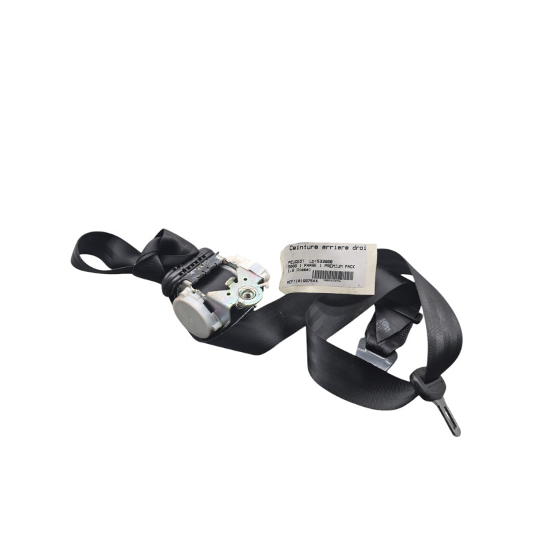 Ceinture arriere droit PEUGEOT 5008 1 Photo n°1