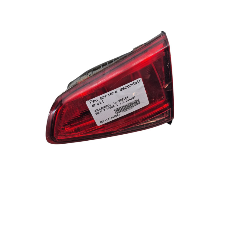 Feu arriere secondaire droit (feux) VOLKSWAGEN GOLF 7 Photo n°1