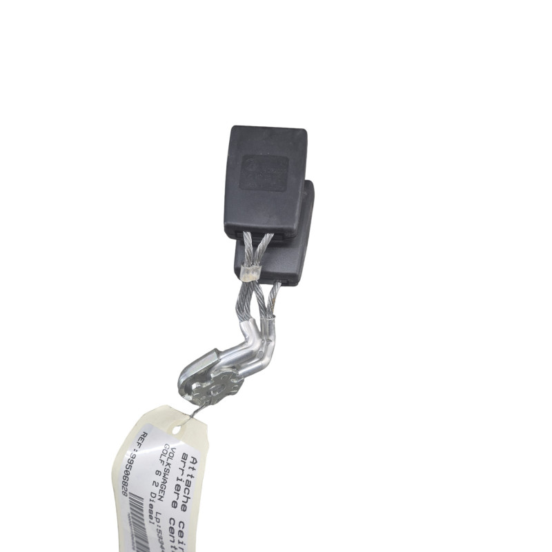 Attache ceinture arriere centrale VOLKSWAGEN GOLF 6 Photo n°1