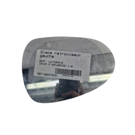 Glace retroviseur gauche SEAT IBIZA 4