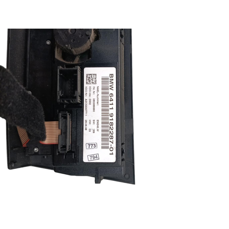 Commande chauffage BMW SERIE 3 E91 Photo n°1