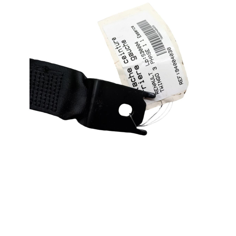 Attache ceinture arriere gauche RENAULT TWINGO 3 Photo n°1