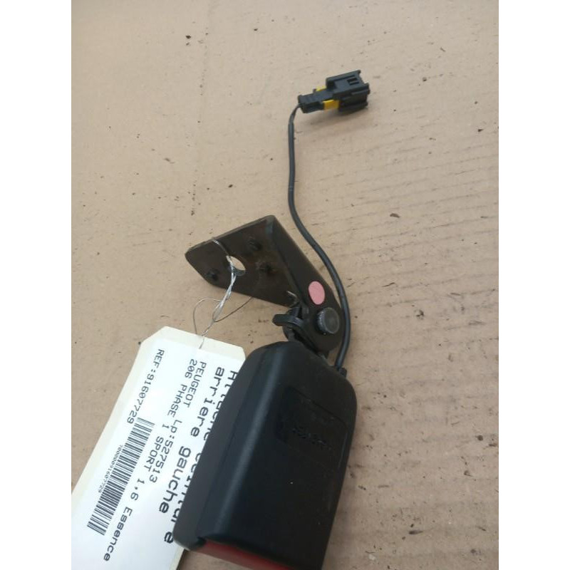 Attache ceinture arriere gauche PEUGEOT 207 Photo n°1