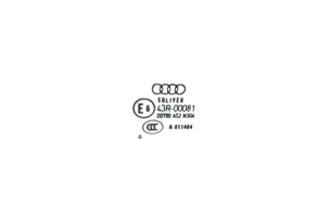 Vitre arriere droit AUDI A6 3 Photo n°2