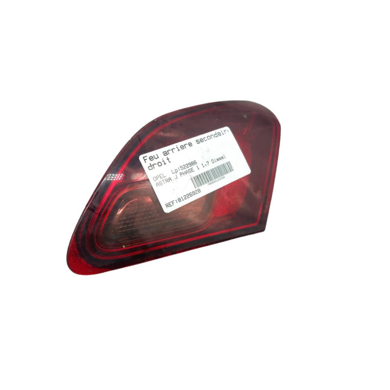 Feu arriere secondaire droit (feux) OPEL ASTRA J Photo n°1