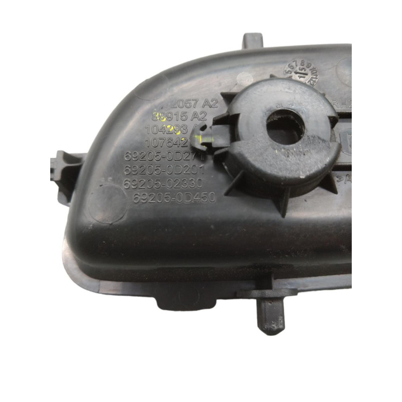 Poignee interieur arriere droit CITROEN C1 2 Photo n°1