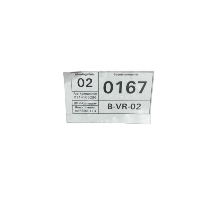 Leve vitre electrique avant droit VOLKSWAGEN PASSAT 5 Photo n°1