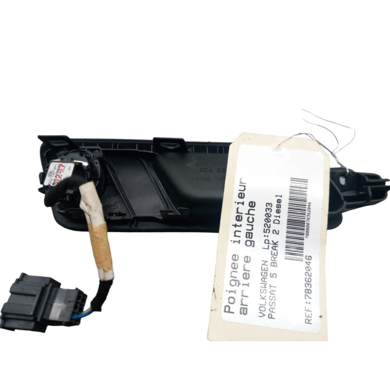 Poignee interieur arriere gauche VOLKSWAGEN PASSAT 5 Photo n°1