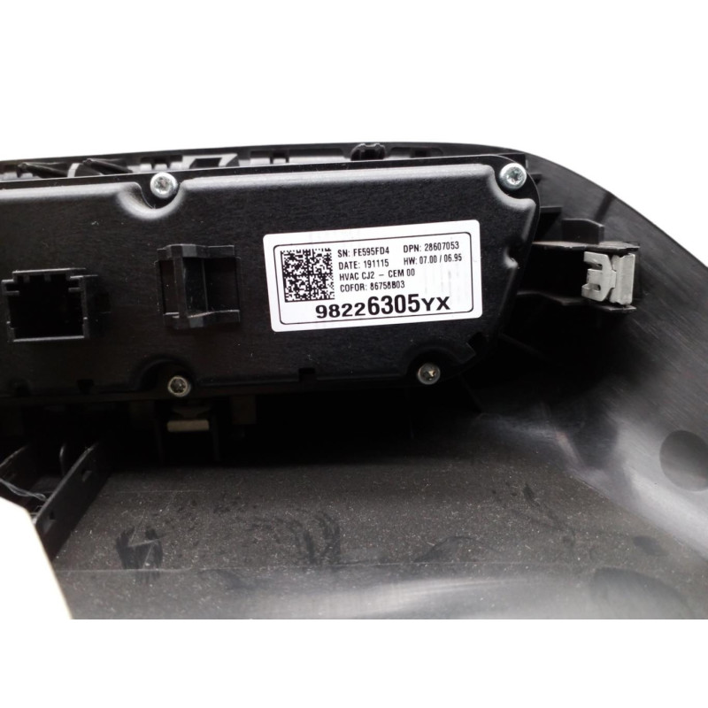Commande chauffage OPEL CROSSLAND X Photo n°1
