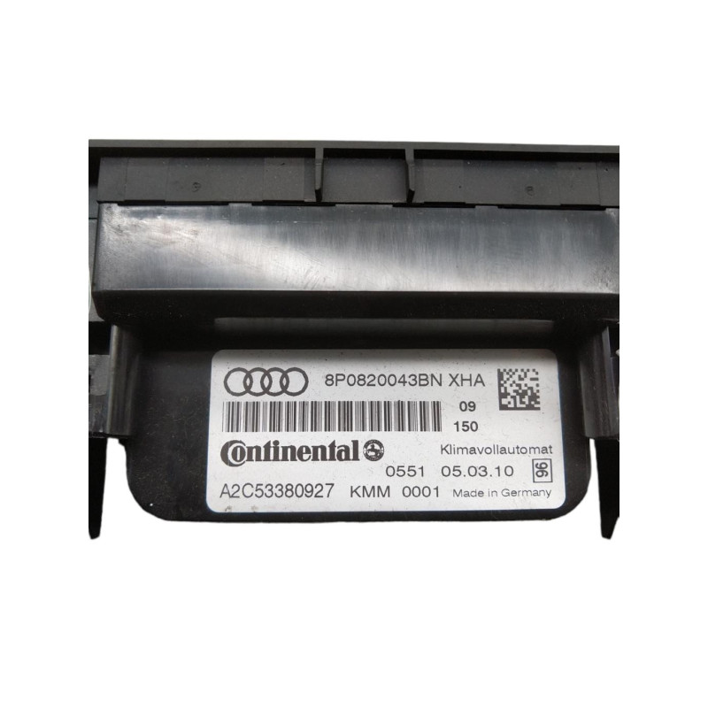 Commande chauffage AUDI A3 2 Photo n°1