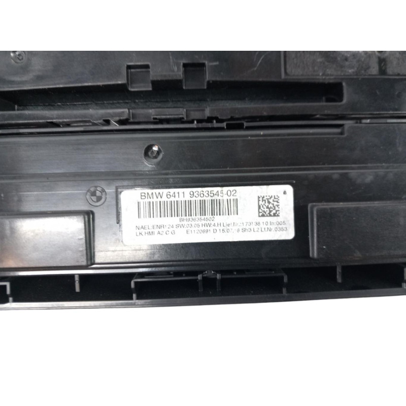 Commande chauffage BMW SERIE 1 F20 Photo n°1