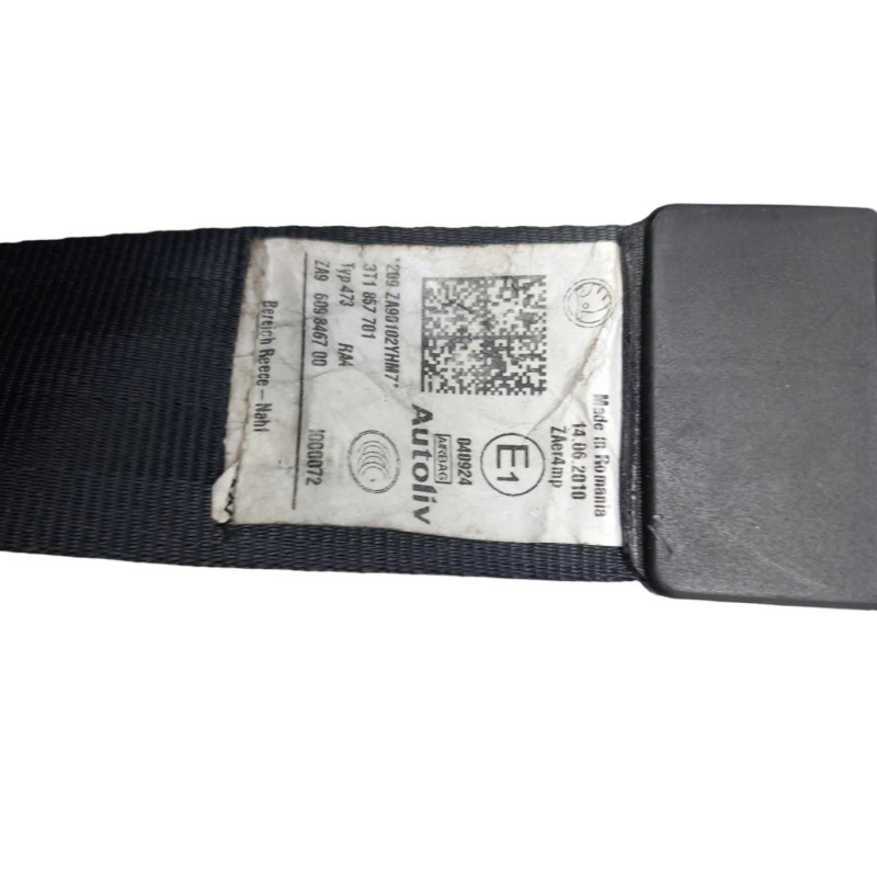 Ceinture avant droit SKODA SUPERB 2 Photo n°1