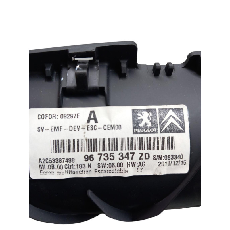 Ecran GPS PEUGEOT 308 1 SW Photo n°1