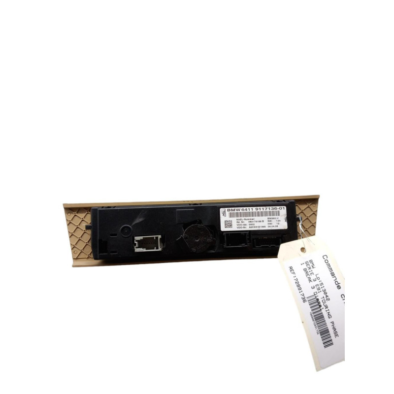 Commande chauffage BMW SERIE 3 E91 Photo n°1