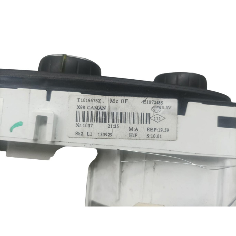 Commande chauffage RENAULT CLIO 4 Photo n°1