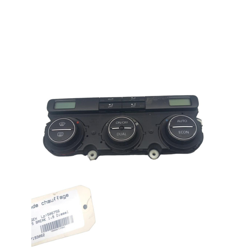Commande chauffage VOLKSWAGEN PASSAT 5 Photo n°1