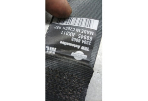Ceinture arriere gauche NISSAN MICRA 3 Photo n°3