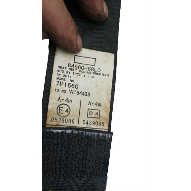 Ceinture arriere droit SUZUKI SWIFT 4 Photo n°1