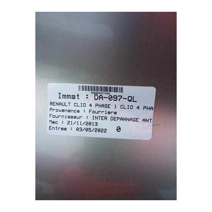 Pare soleil droit RENAULT CLIO 4 Photo n°12