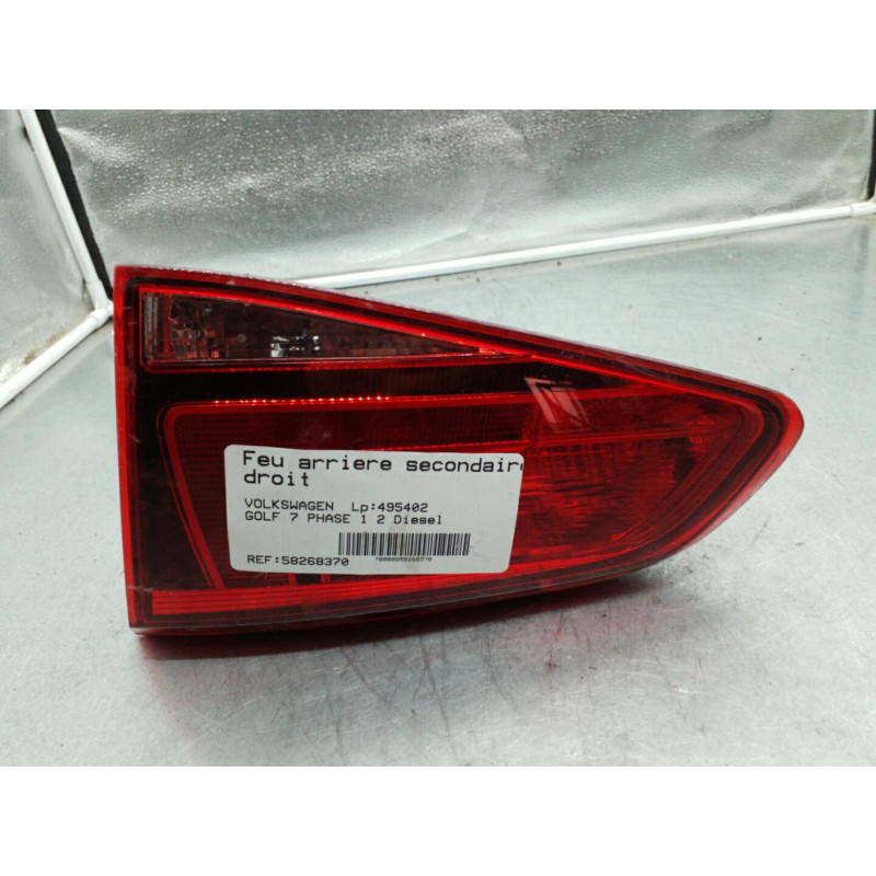 Feu arriere secondaire droit (feux) VOLKSWAGEN GOLF 7 Photo n°1